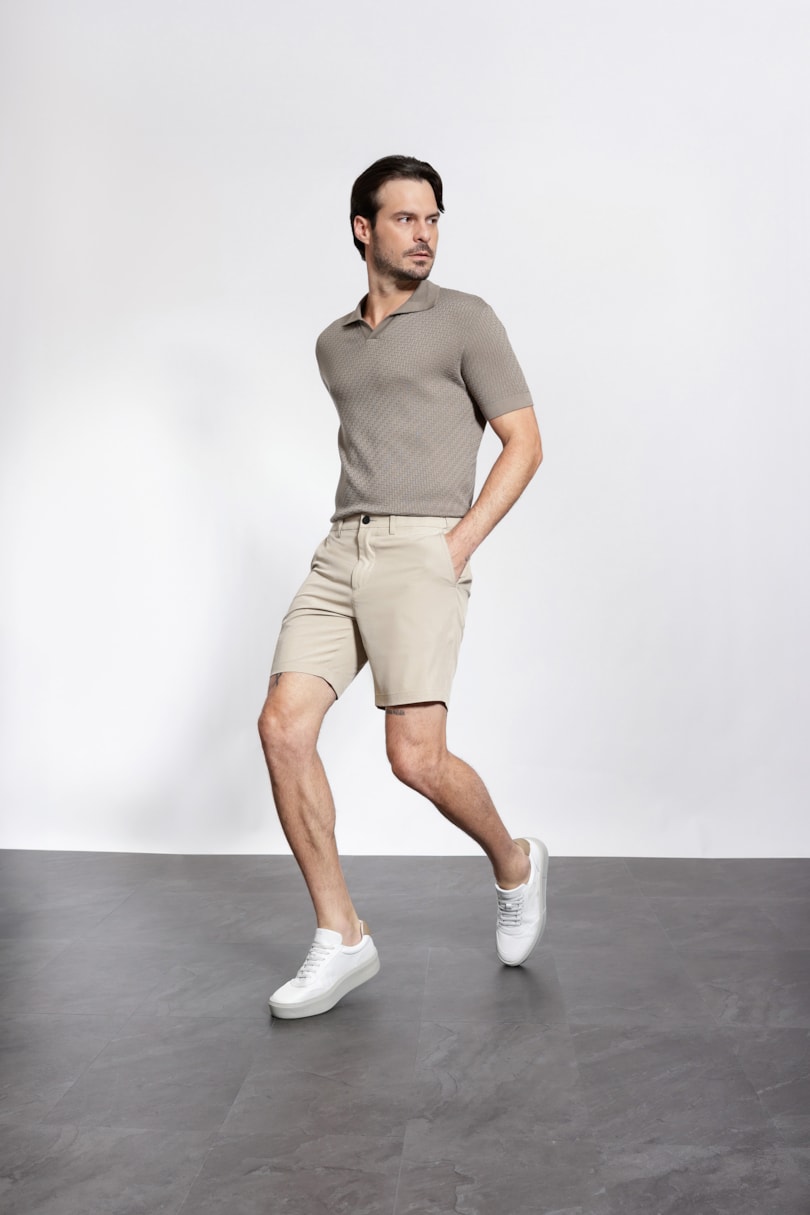 Bermuda Chino Moovex Mescla Areia