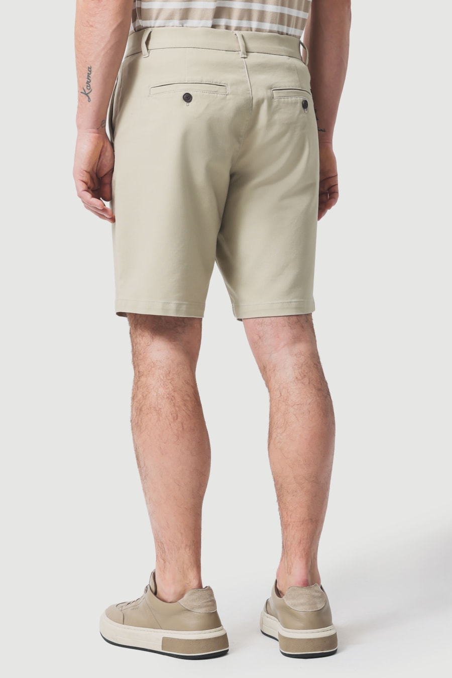 Bermuda Chino New Twill Blend Areia — foto 5 de 6