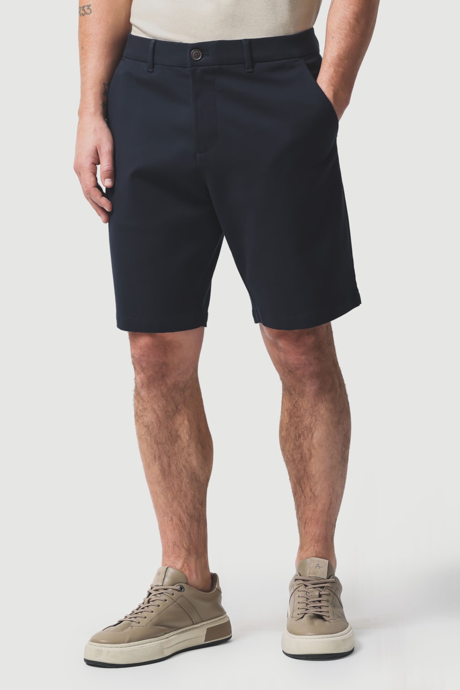 Bermuda Chino New Twill Blend Marinho — foto 1 de 6