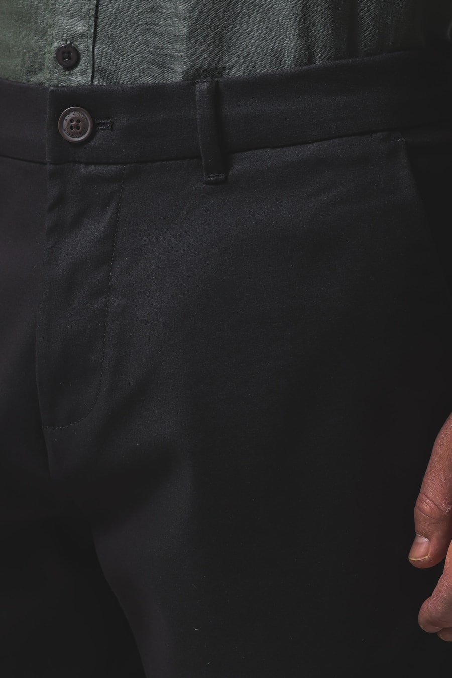 Bermuda Chino New Twill Blend Preto — foto 3 de 6