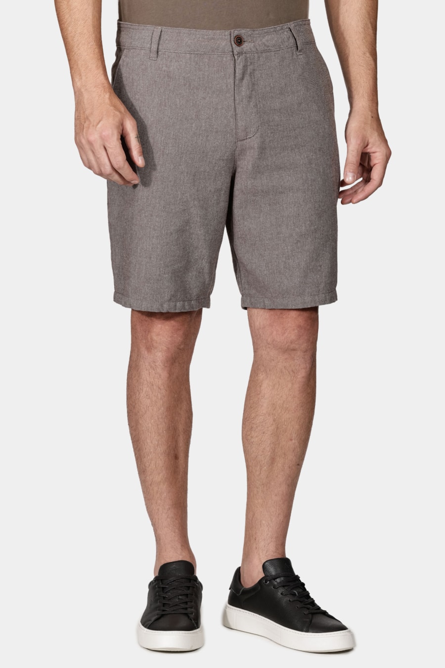 Bermuda Chino Oxford Out (Pa) Marrom — foto 1 de 5