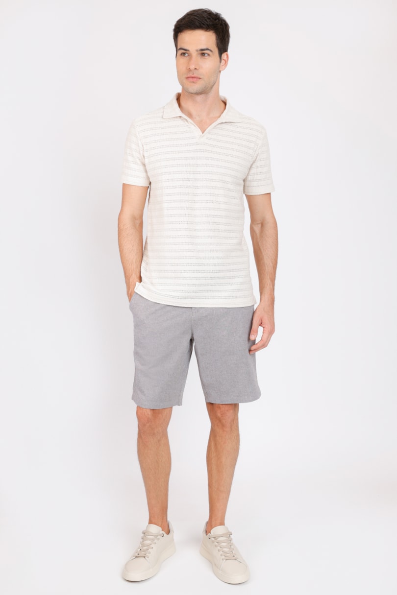 Bermuda Chino Oxford Out (Pa) Marrom