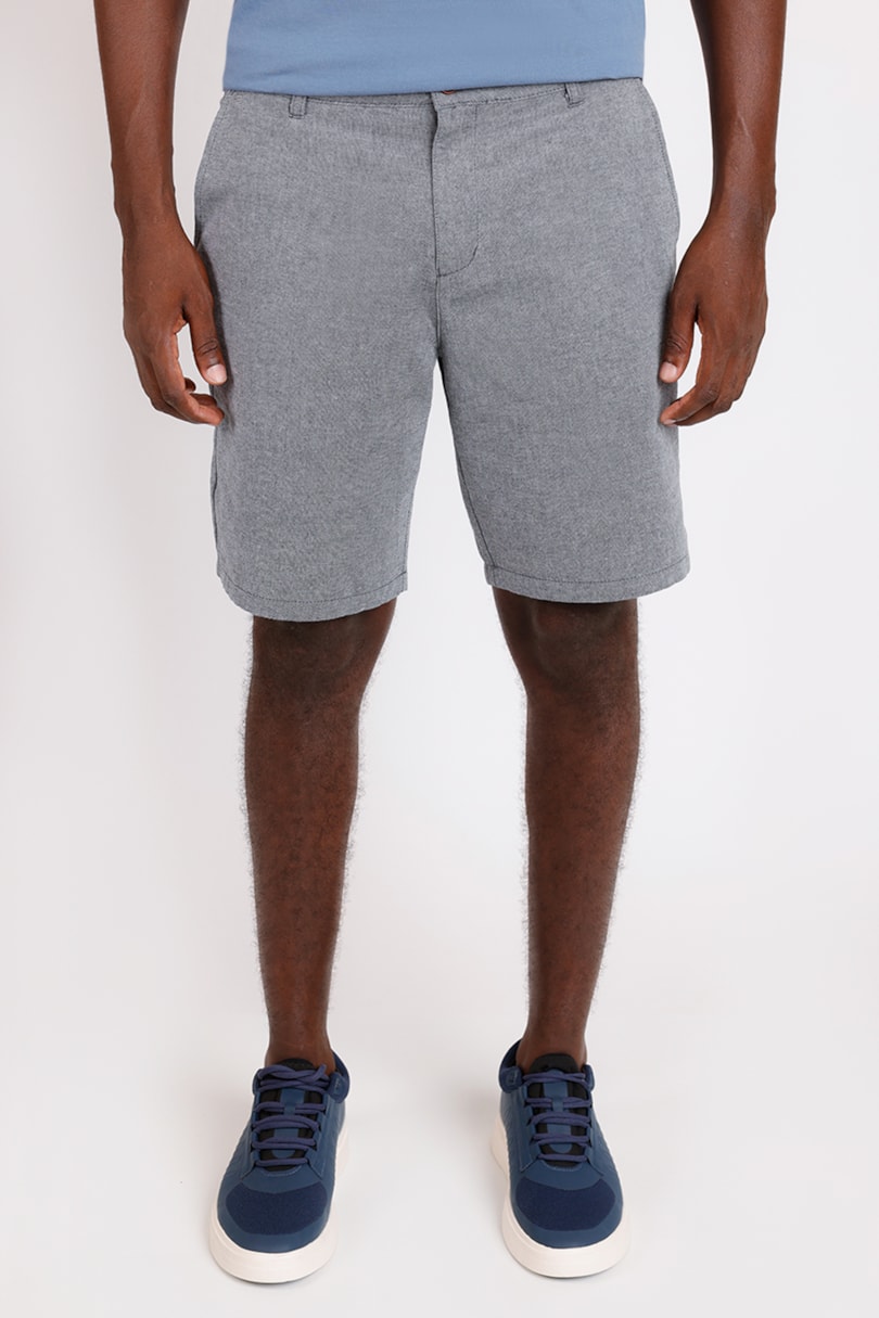 Bermuda Chino Oxford Out (Pa) Preto
