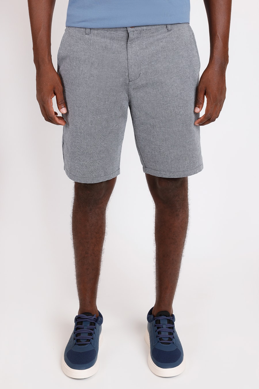 Bermuda Chino Oxford Out (Pa) Preto — foto 1 de 5