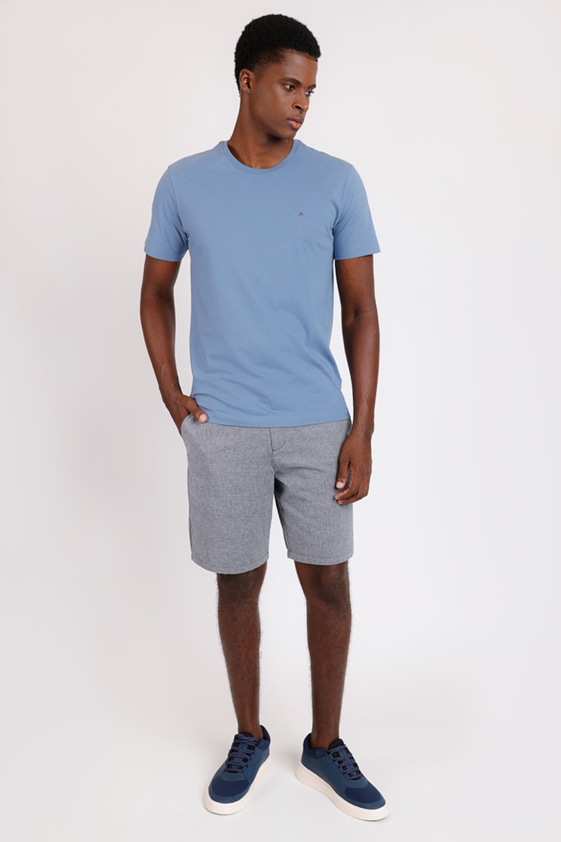 Bermuda Chino Oxford Out (Pa) Preto