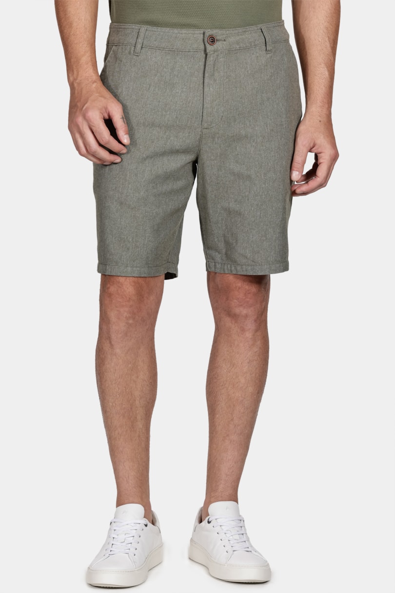 Bermuda Chino Oxford Out (Pa) Verde Militar