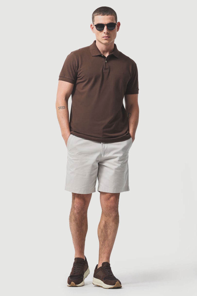 Bermuda Chino Premium Touch Moovex Areia 118