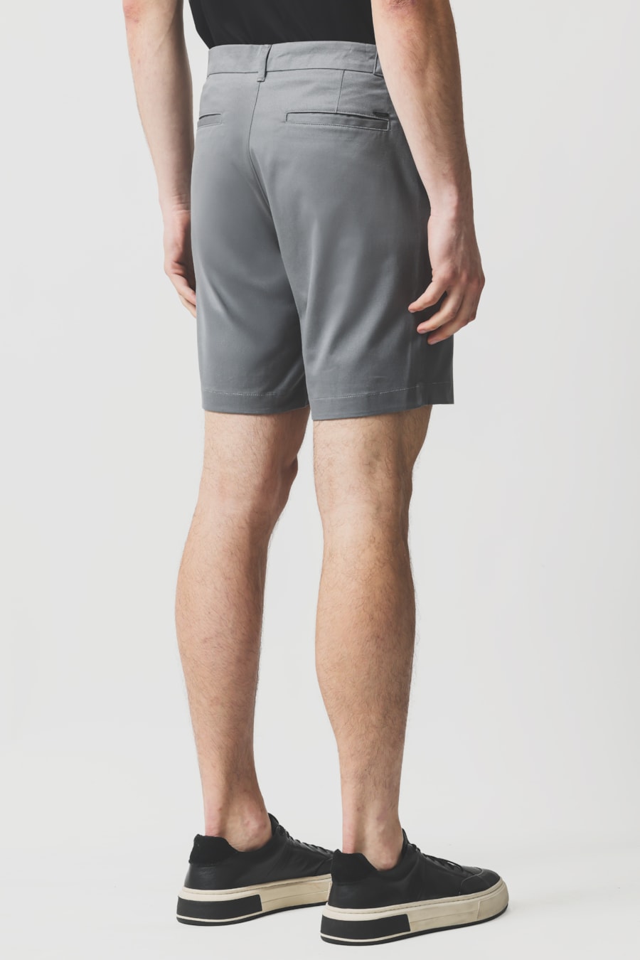 Bermuda Chino Premium Touch Moovex Cinza Escuro — foto 5 de 6