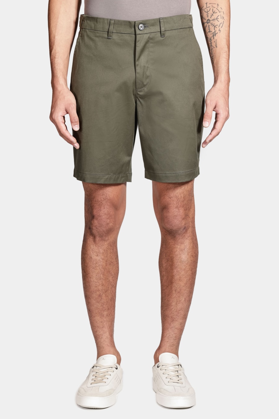 Bermuda Chino Premium Touch Moovex Verde Pantano — foto 1 de 5