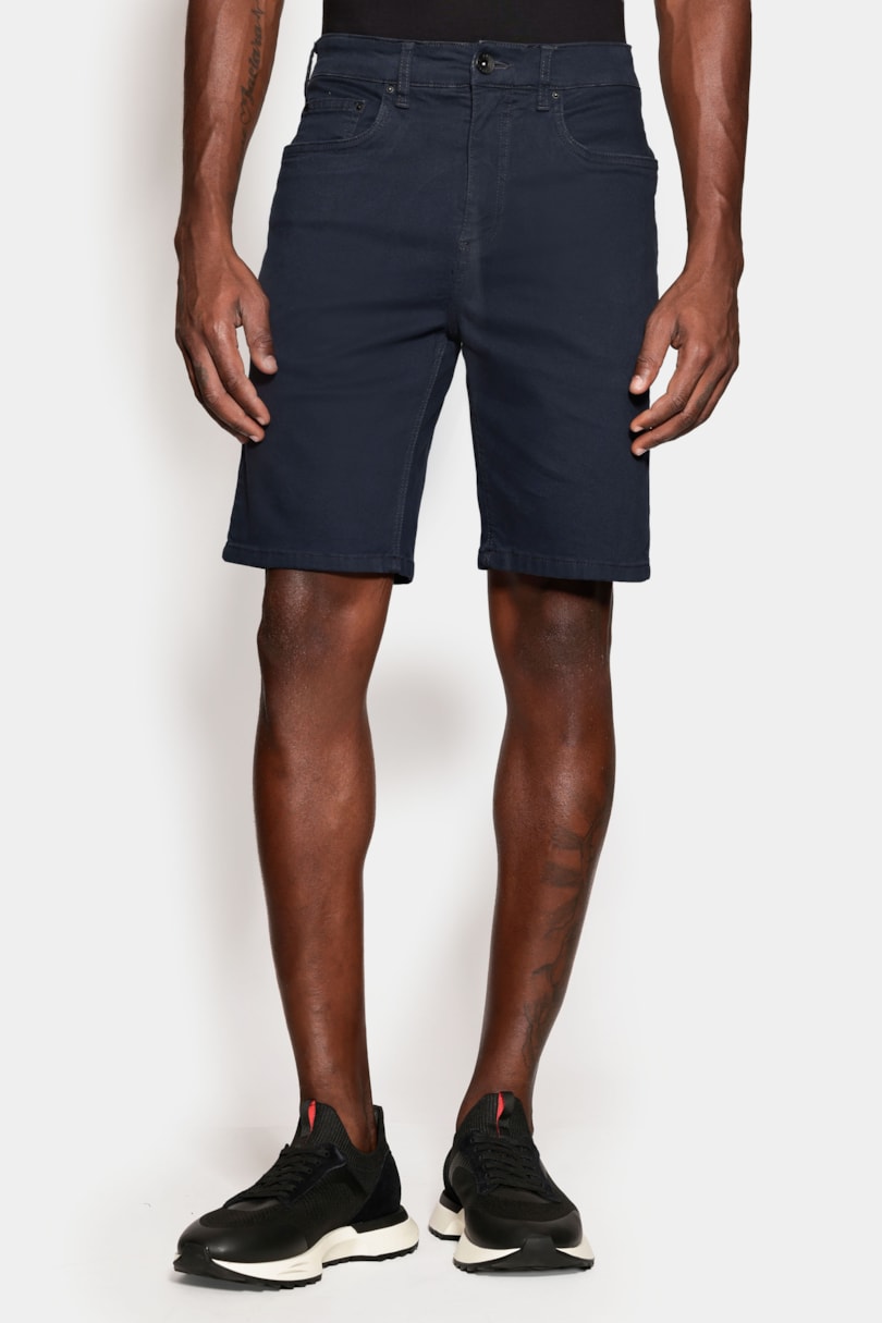 Bermuda Color Moulinê Liquid Repeller Navy