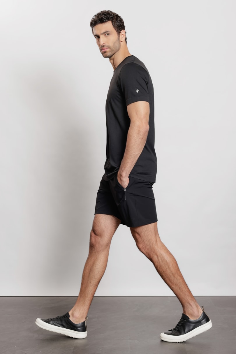 Bermuda Elastic Flex Preto