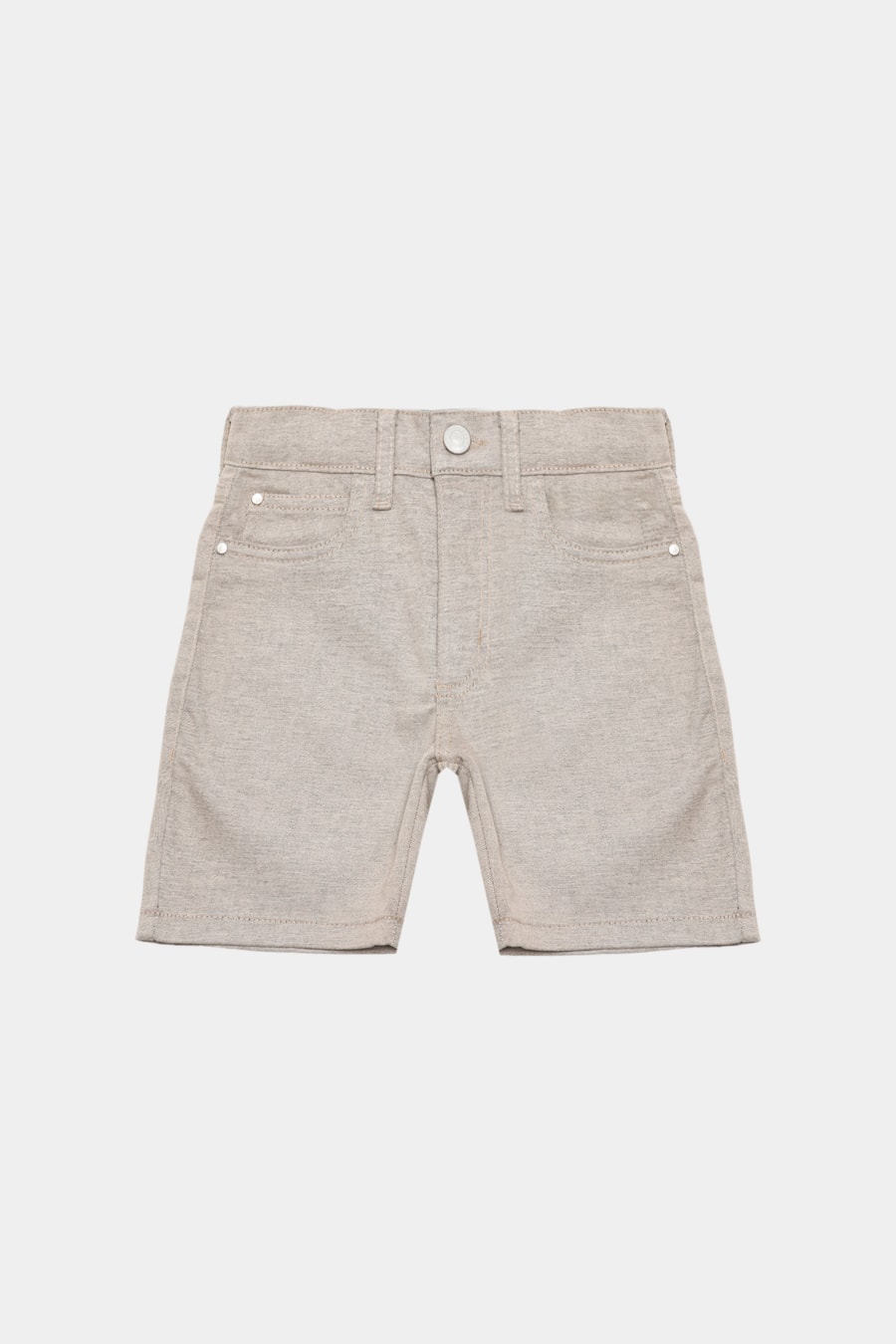 Bermuda Five Pockets Moline Infantil Caqui — foto 1 de 5