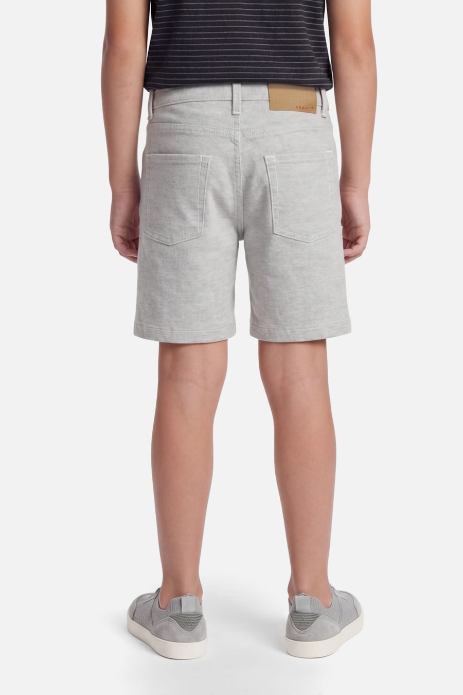 Bermuda Five Pockets Moline Infantil Off White — foto 3 de 4