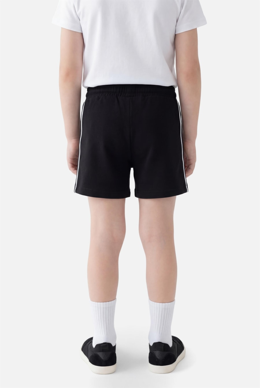 Bermuda Infantil Estampa Sport Preto — foto 3 de 4