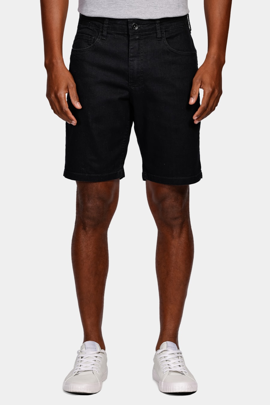 Bermuda Jeans Black Black Am Preto — foto 1 de 6