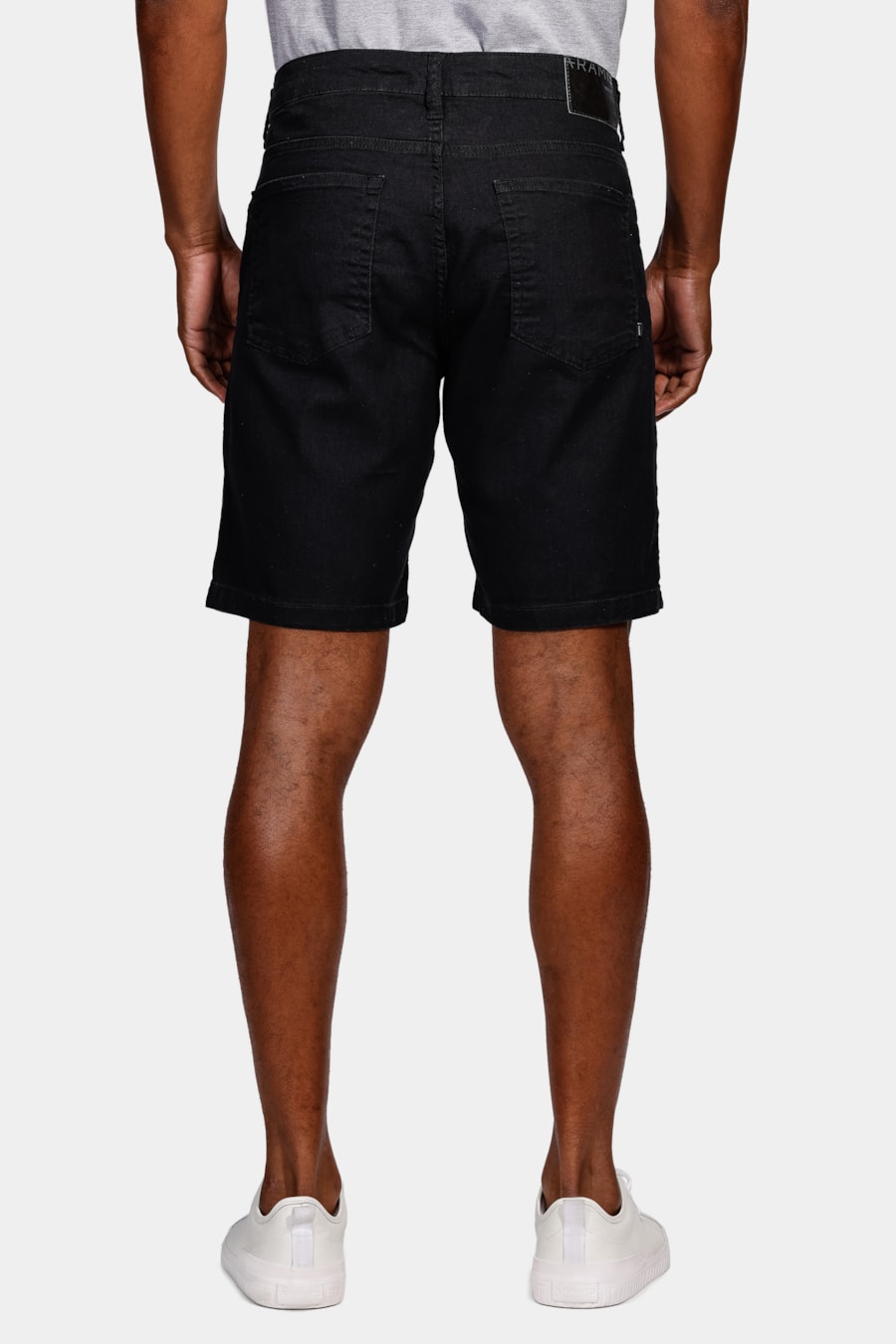 Bermuda Jeans Black Black Am Preto — foto 5 de 6