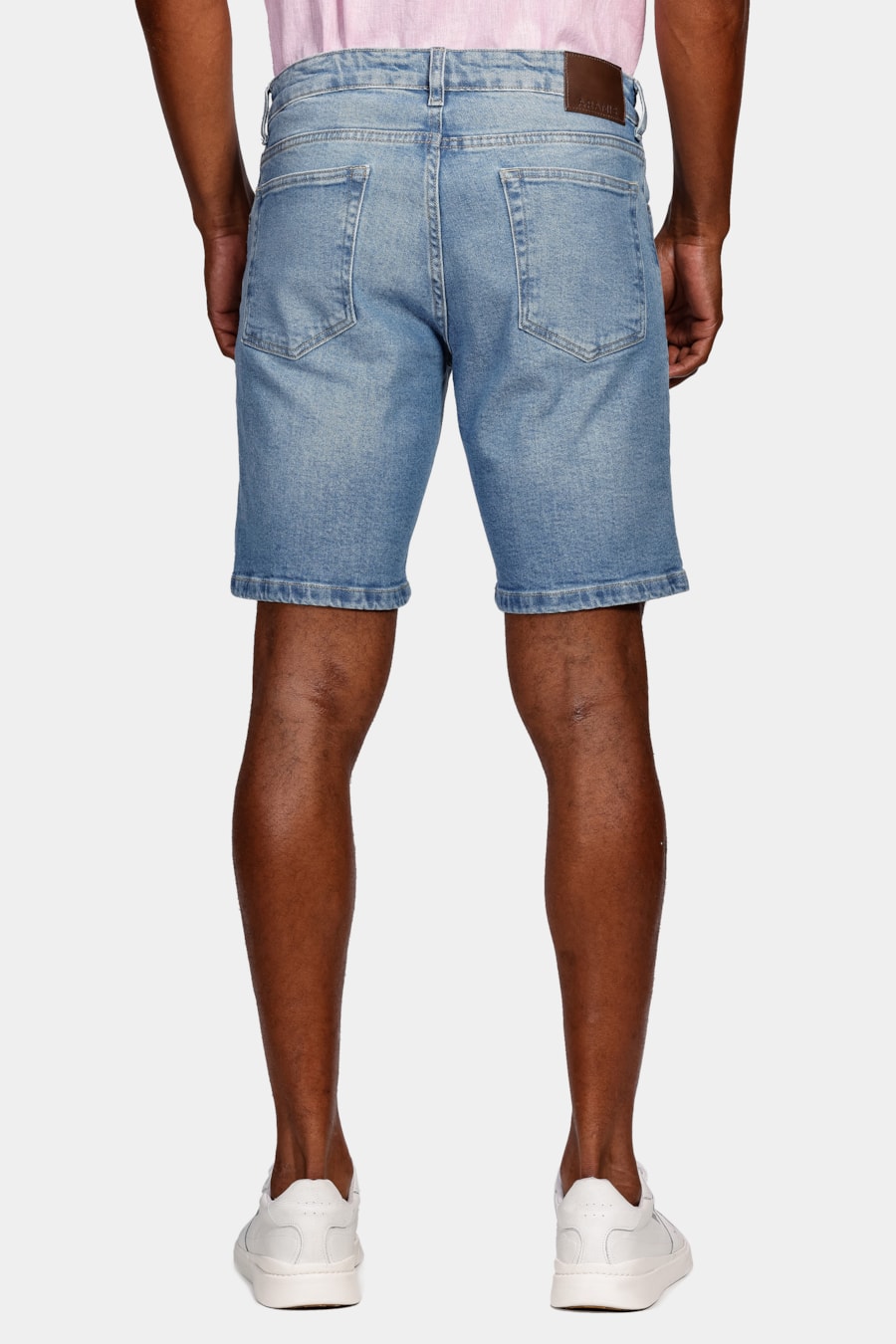 Bermuda Jeans Blue Delave Azul Claro — foto 5 de 5