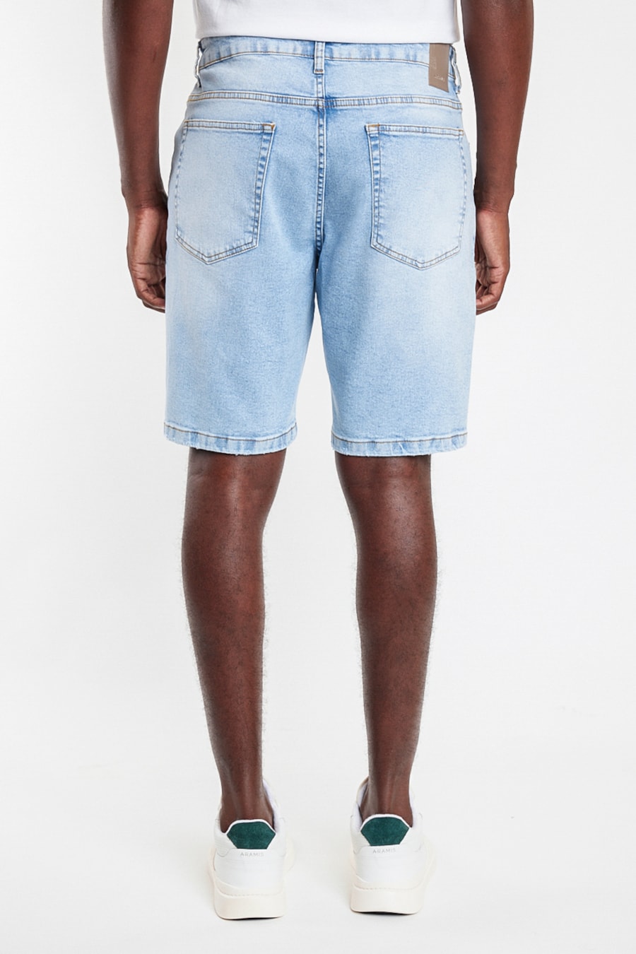 Bermuda Jeans Blue Delave (Pa) Azul Claro — foto 5 de 5