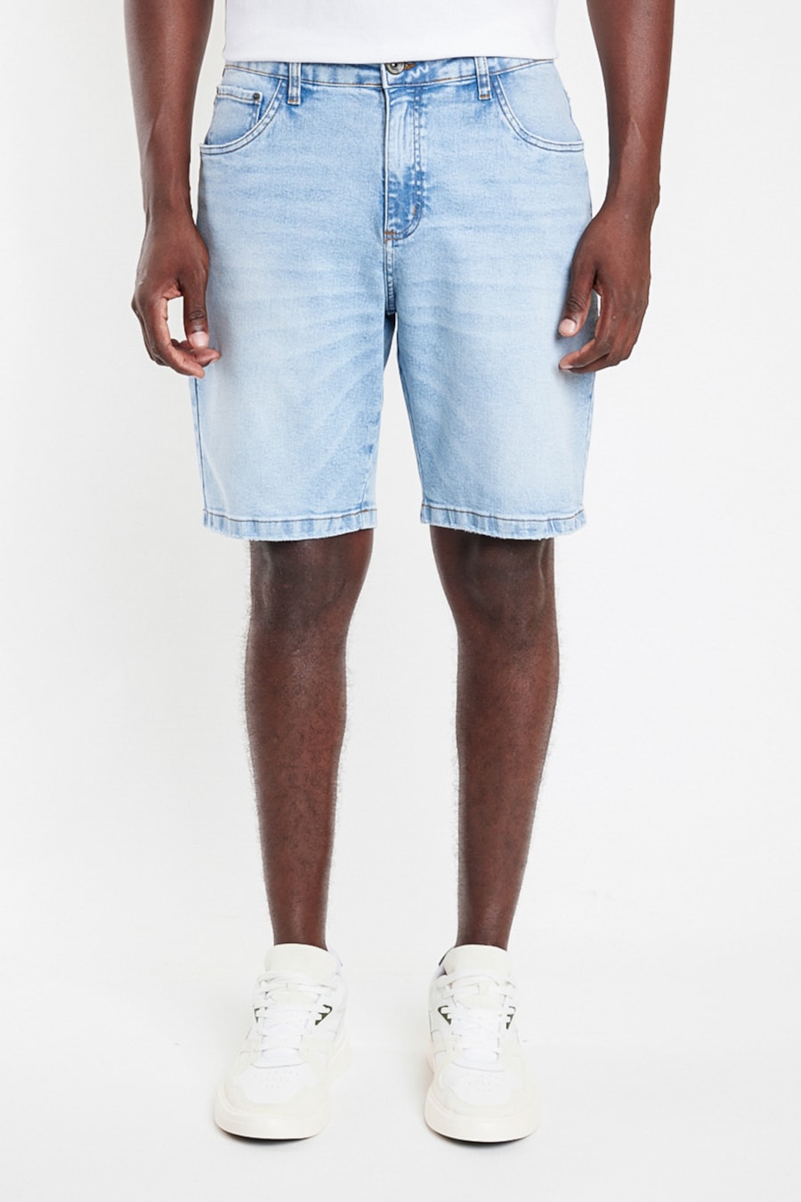 Bermuda Jeans Blue Delave (Pa) Azul Claro — foto 1 de 5