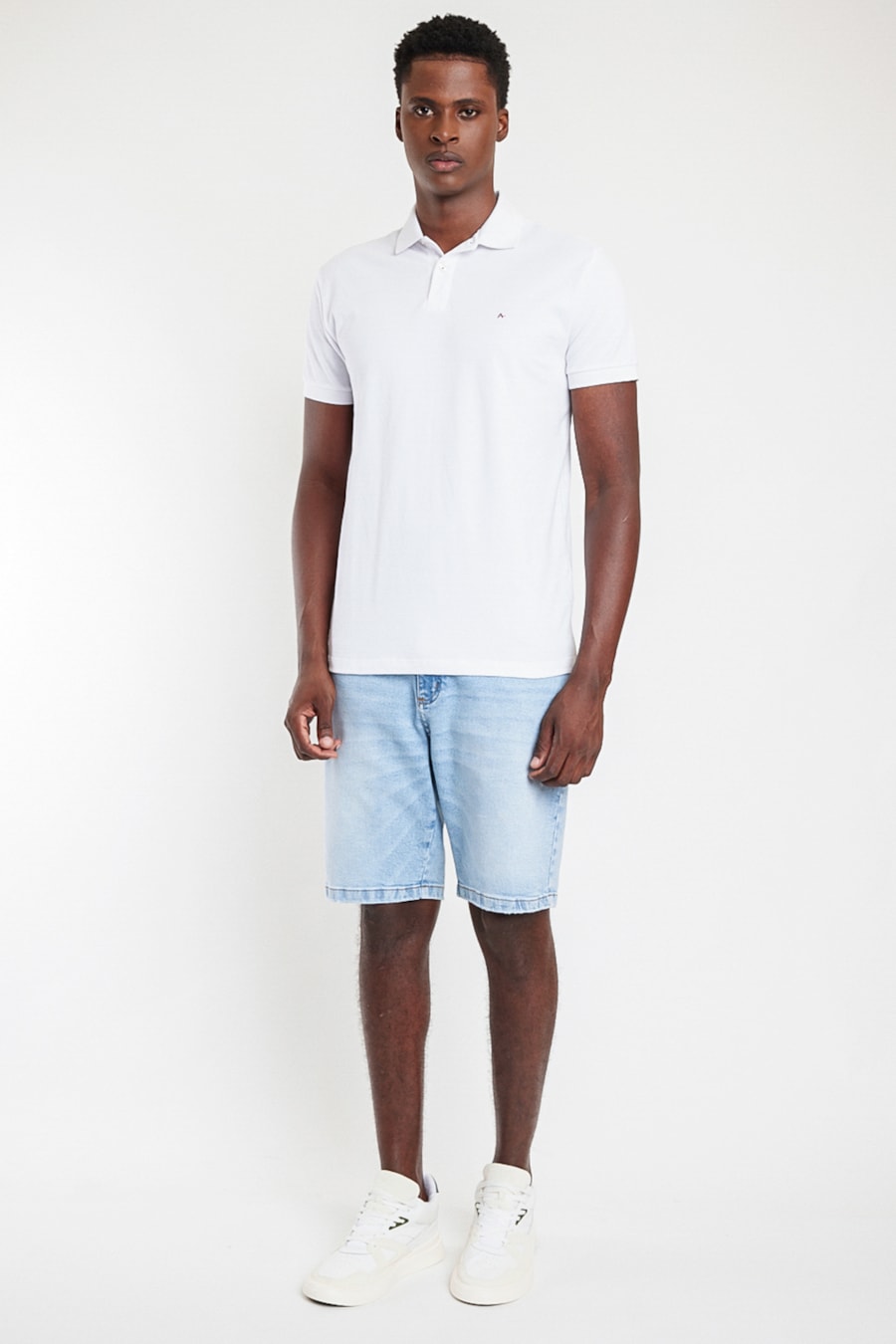 Bermuda Jeans Blue Delave (Pa) Azul Claro — foto 2 de 5