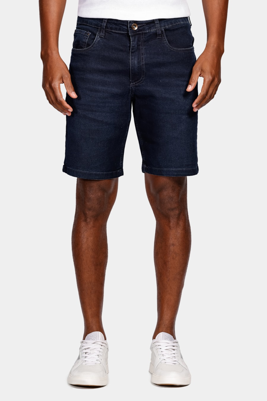 Bermuda Jeans Blue Sobretinta (Pa) Azul Escuro — foto 1 de 5