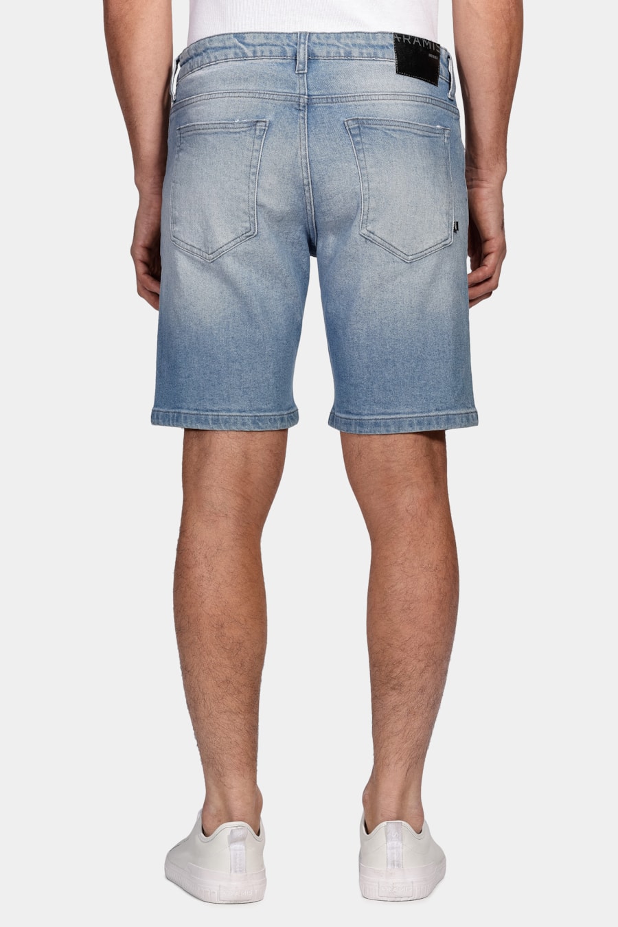 Bermuda Jeans Delave Estonada Azul Claro — foto 5 de 5
