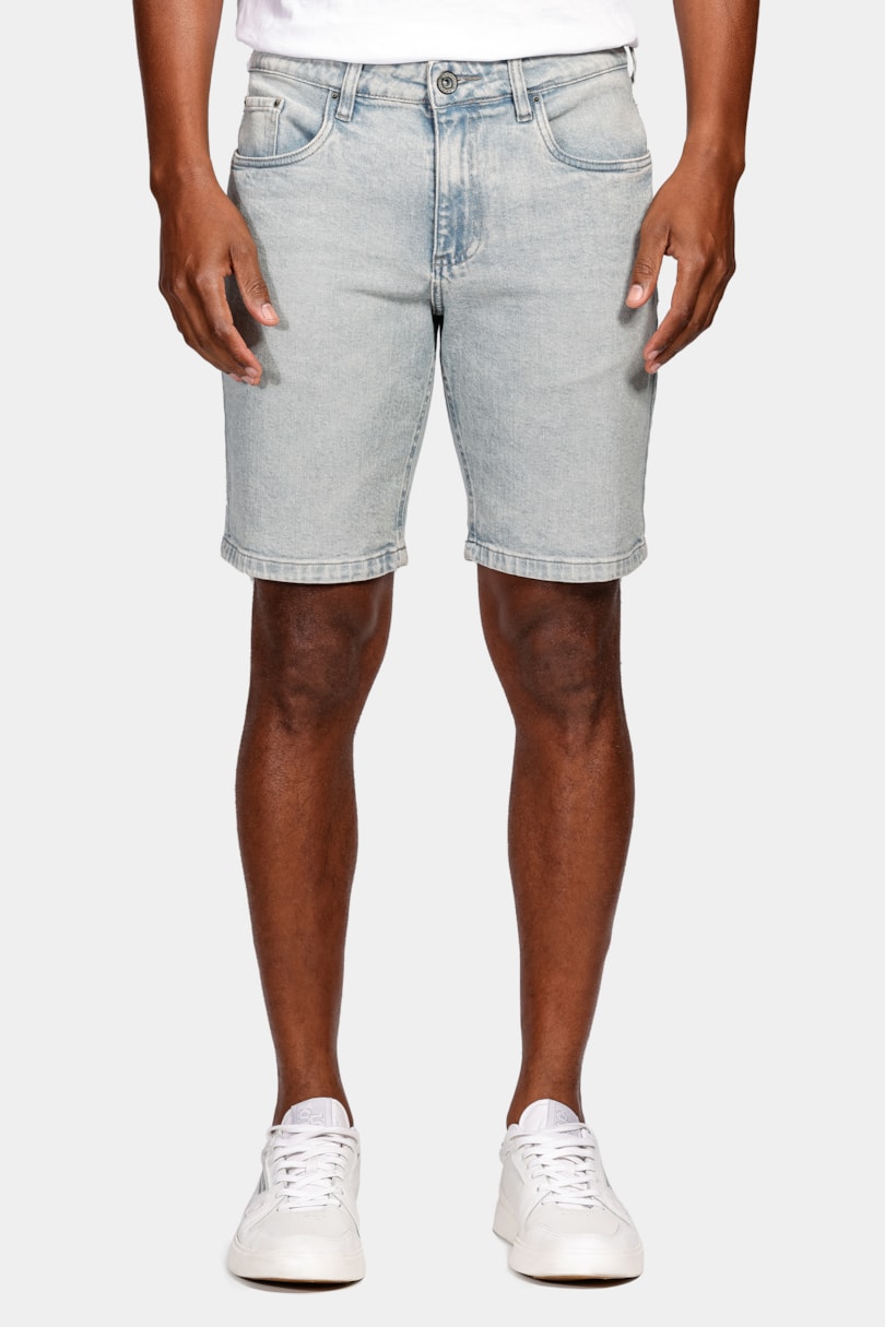 Bermuda Jeans Delave Vintage (Pa) Azul Claro
