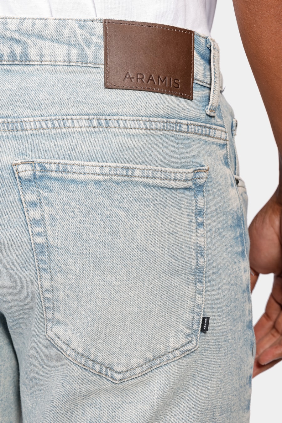 Bermuda Jeans Delave Vintage (Pa) Azul Claro — foto 4 de 5