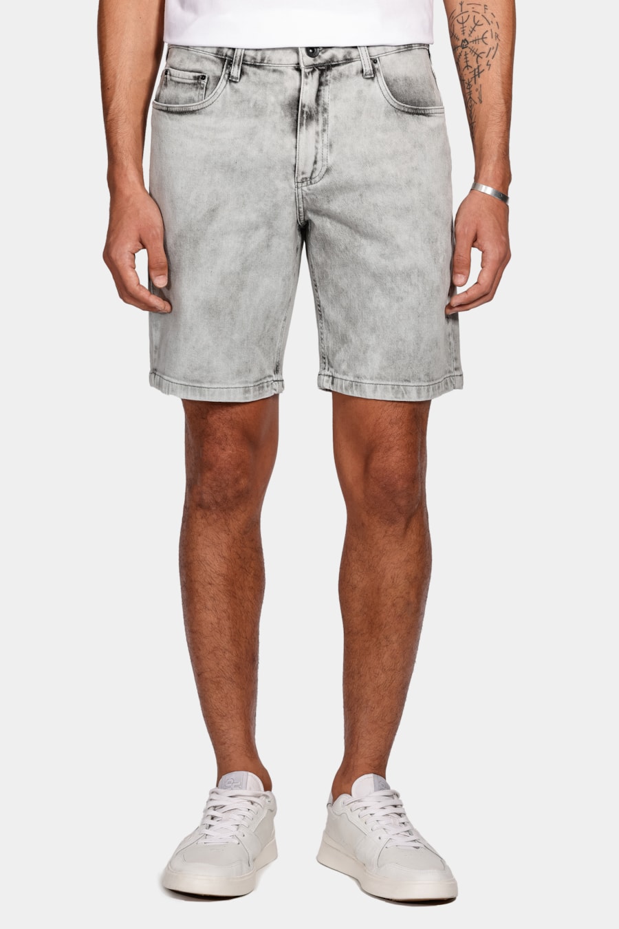 Bermuda Jeans Destroyer Black Preto — foto 1 de 5
