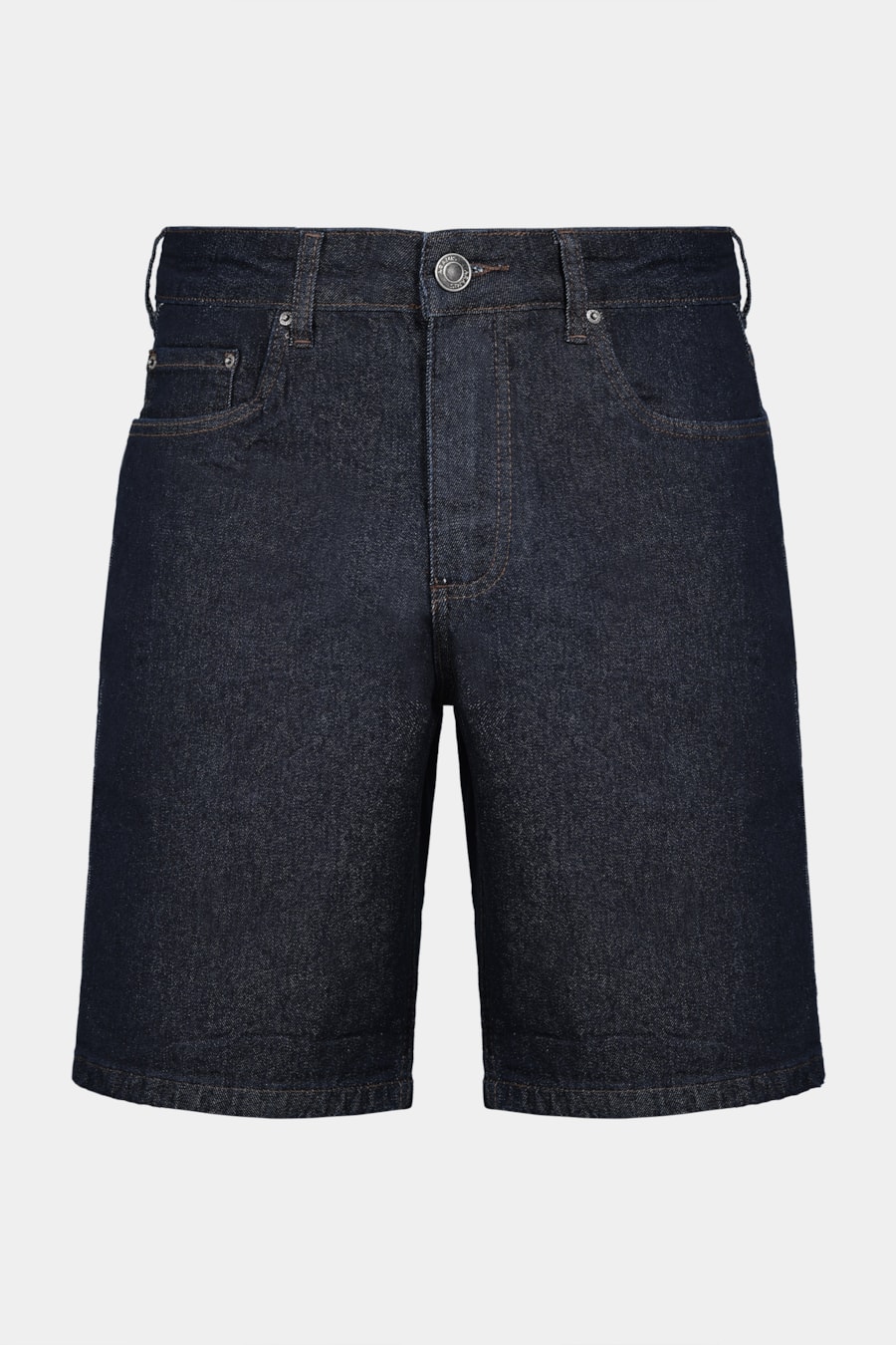 Bermuda Jeans Five Pockets Amaciada Azul Escuro — foto 6 de 6
