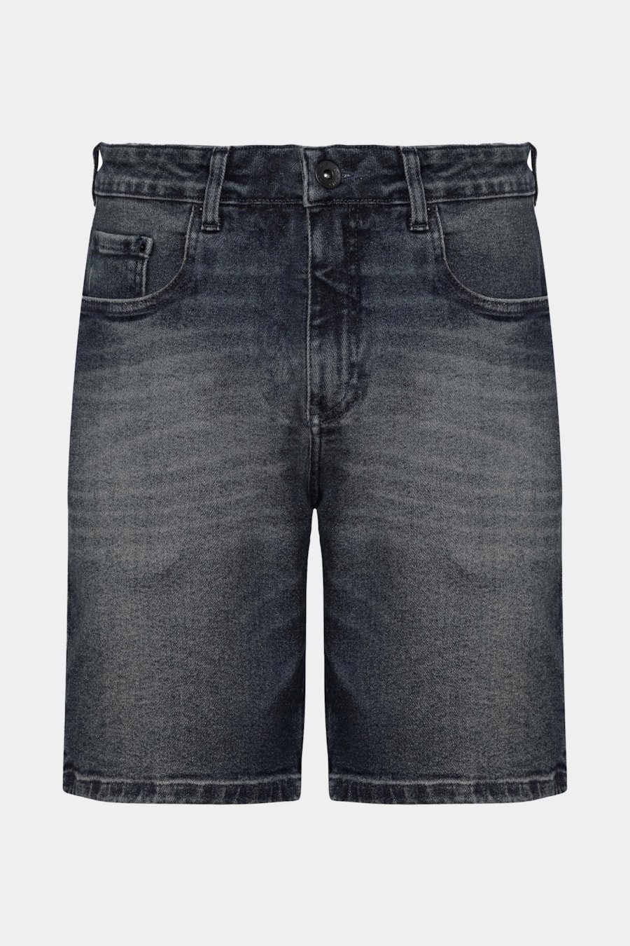 Bermuda Jeans Stonada Dirty Azul Escuro — foto 6 de 6