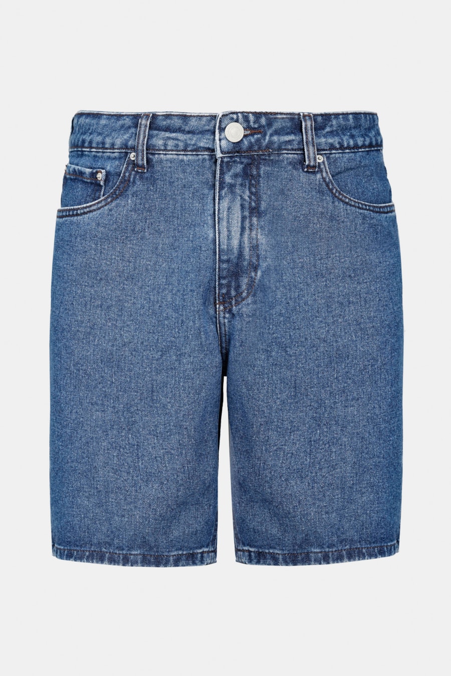 Bermuda Jeans Stone Five Pockets Azul Claro — foto 5 de 5
