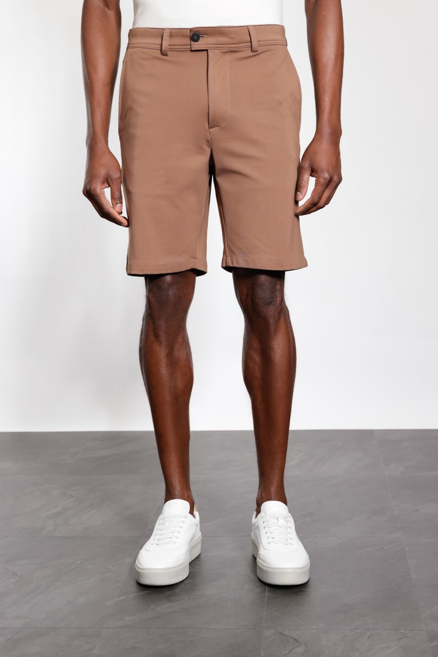 Bermuda Malha Chino Viscose Com Bolsos Charuto — foto 1 de 6