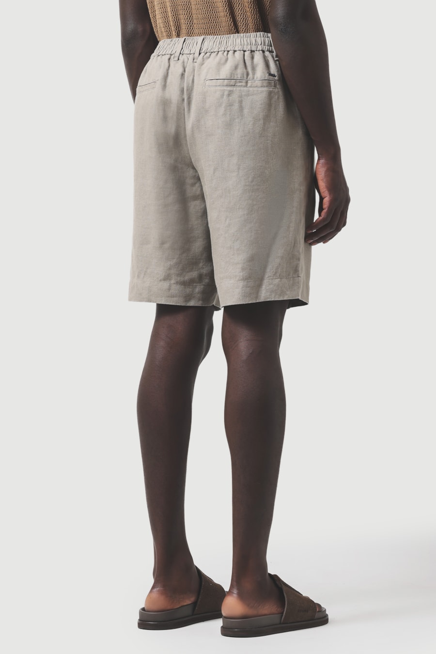 Bermuda Masculina Linho Meio Elástico Fendi 118 — foto 5 de 6