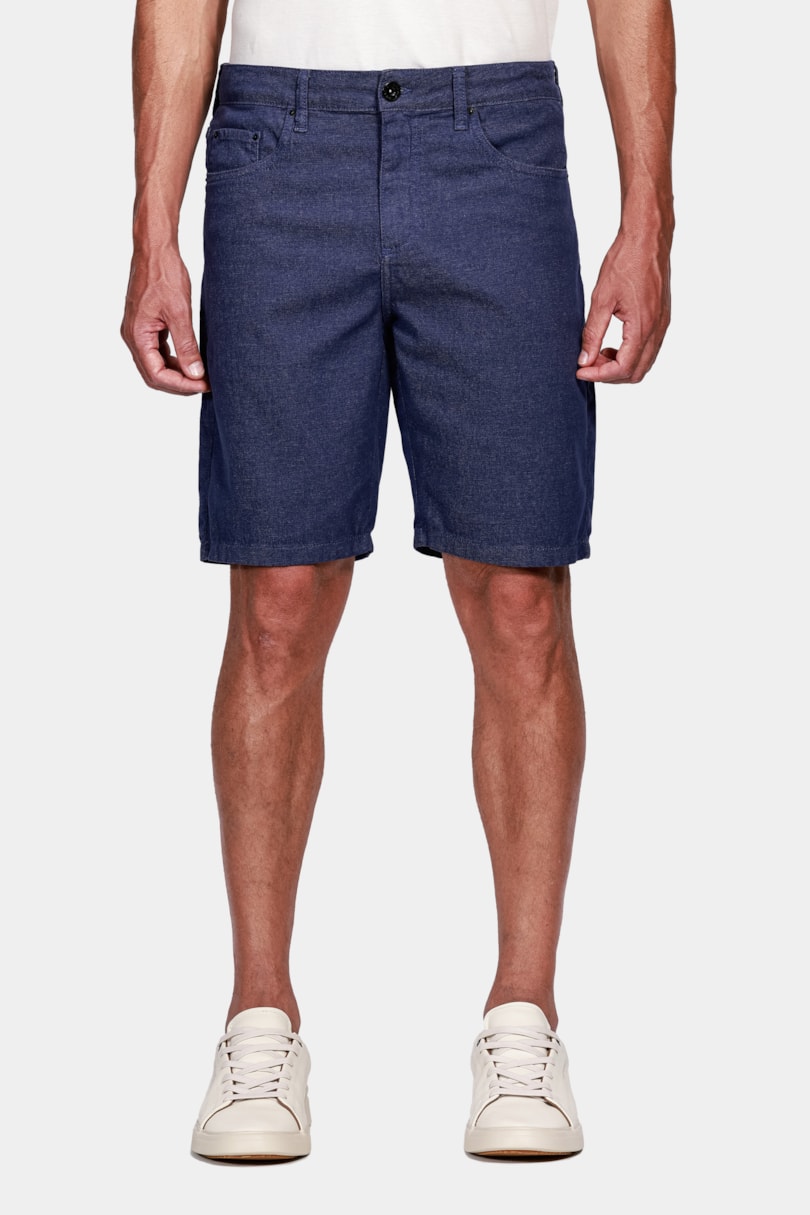 Bermuda Moline Azul Indígo
