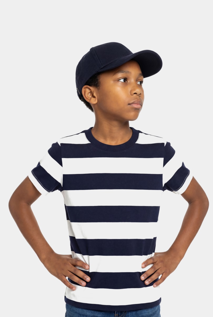 Boné Multi Logo Infantil Marinho