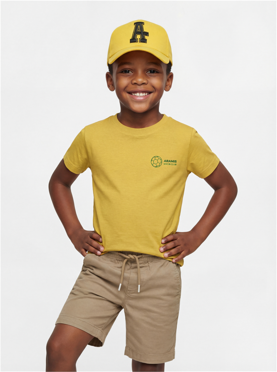 Boné Patch Varsity Infantil Amarelo — foto 2 de 7