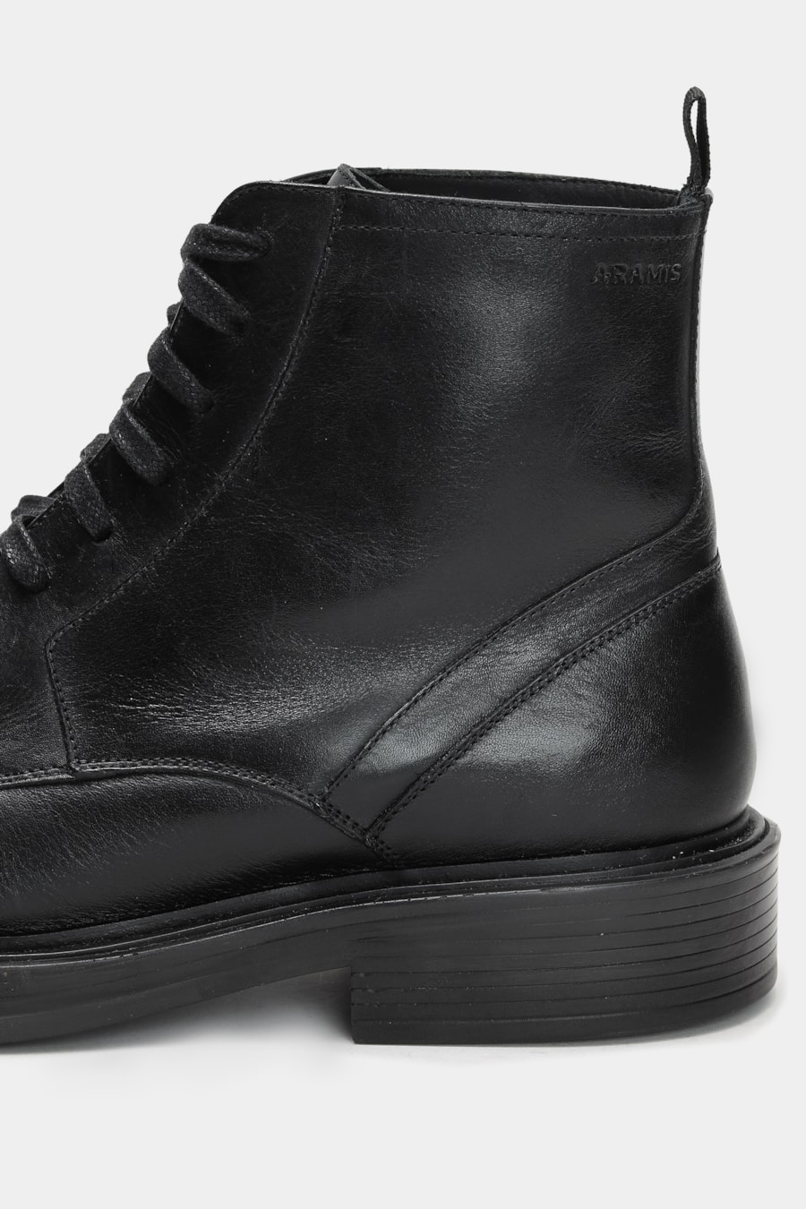Bota Couro Cano Baixo Cadarço Preto — foto 7 de 7