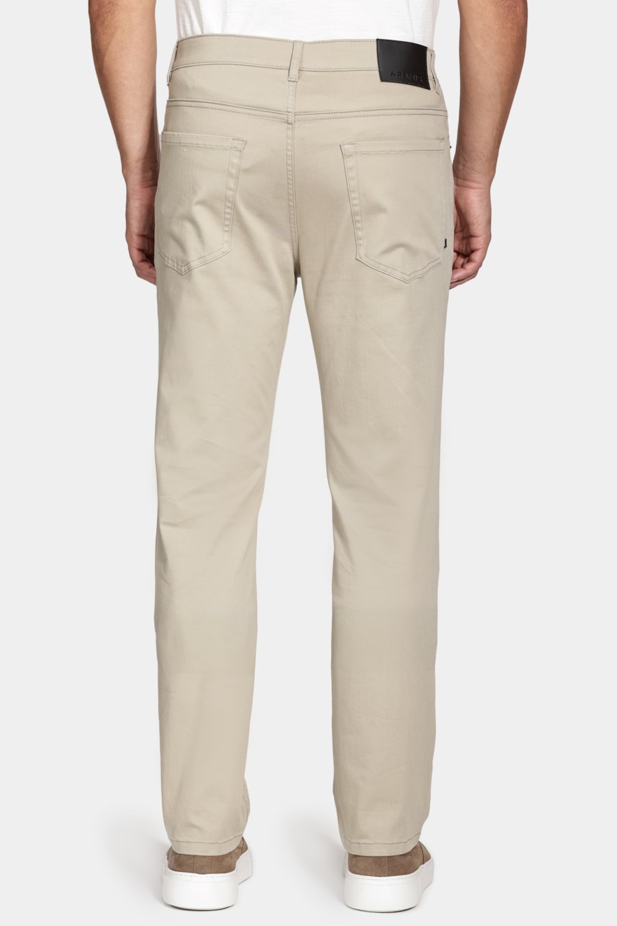 Calça 5 Pockets Slim Color Comfort Caqui — foto 5 de 7