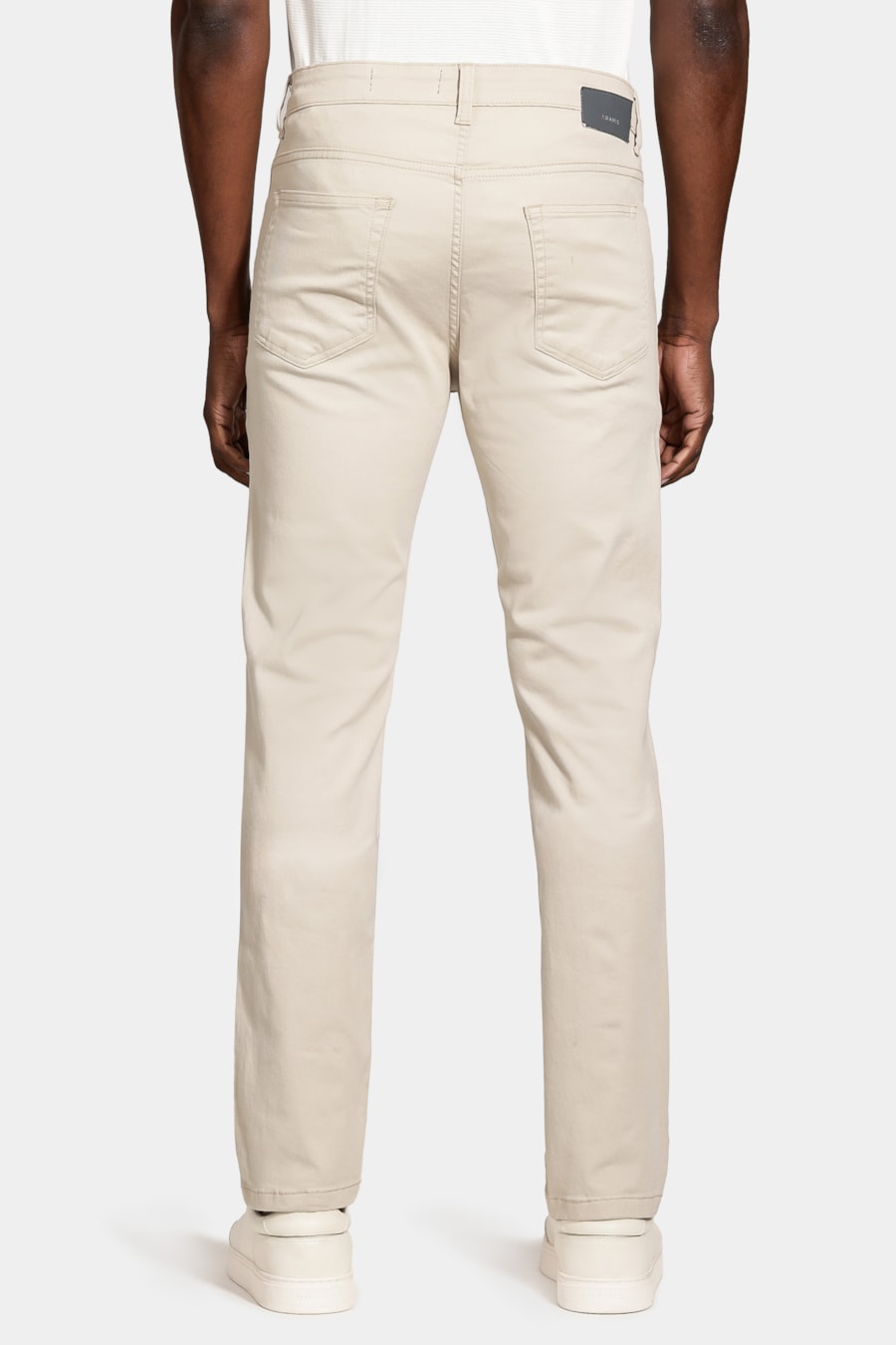 Calça 5 Pockets Stretch Areia — foto 5 de 6
