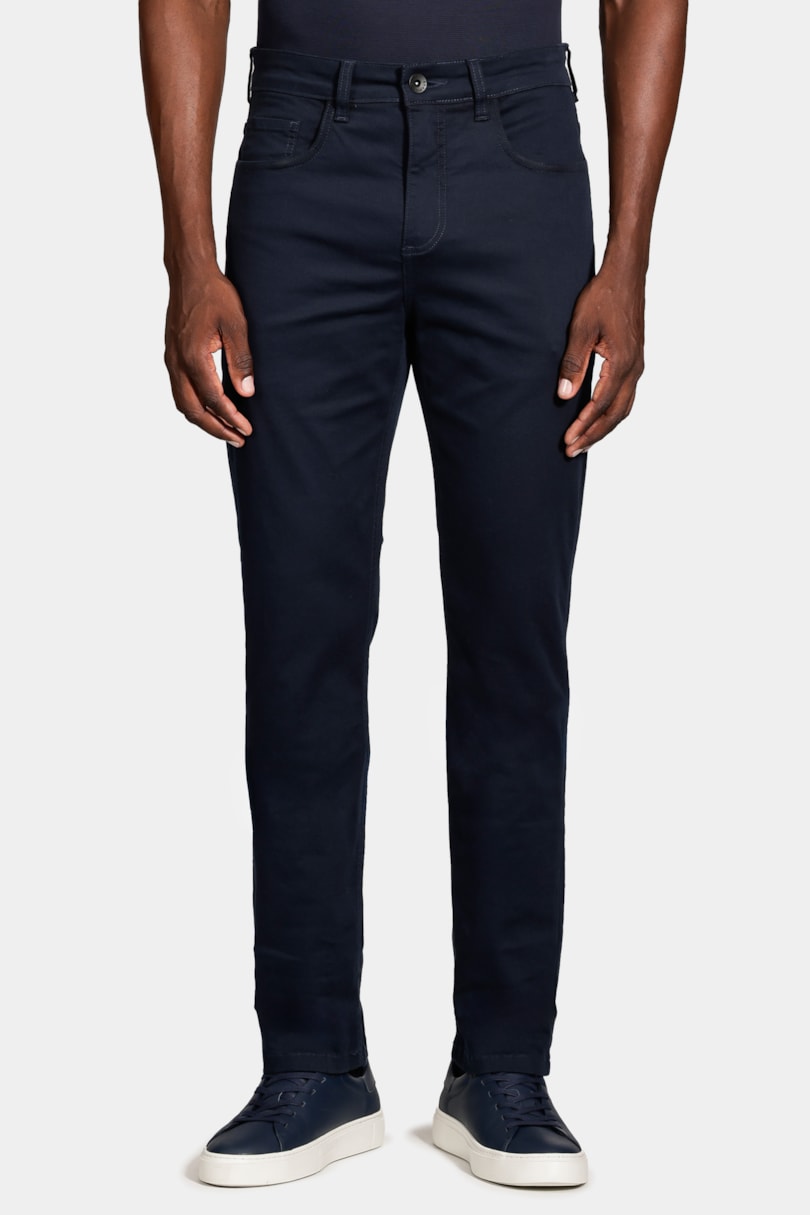 Calça 5 Pockets Stretch Marinho