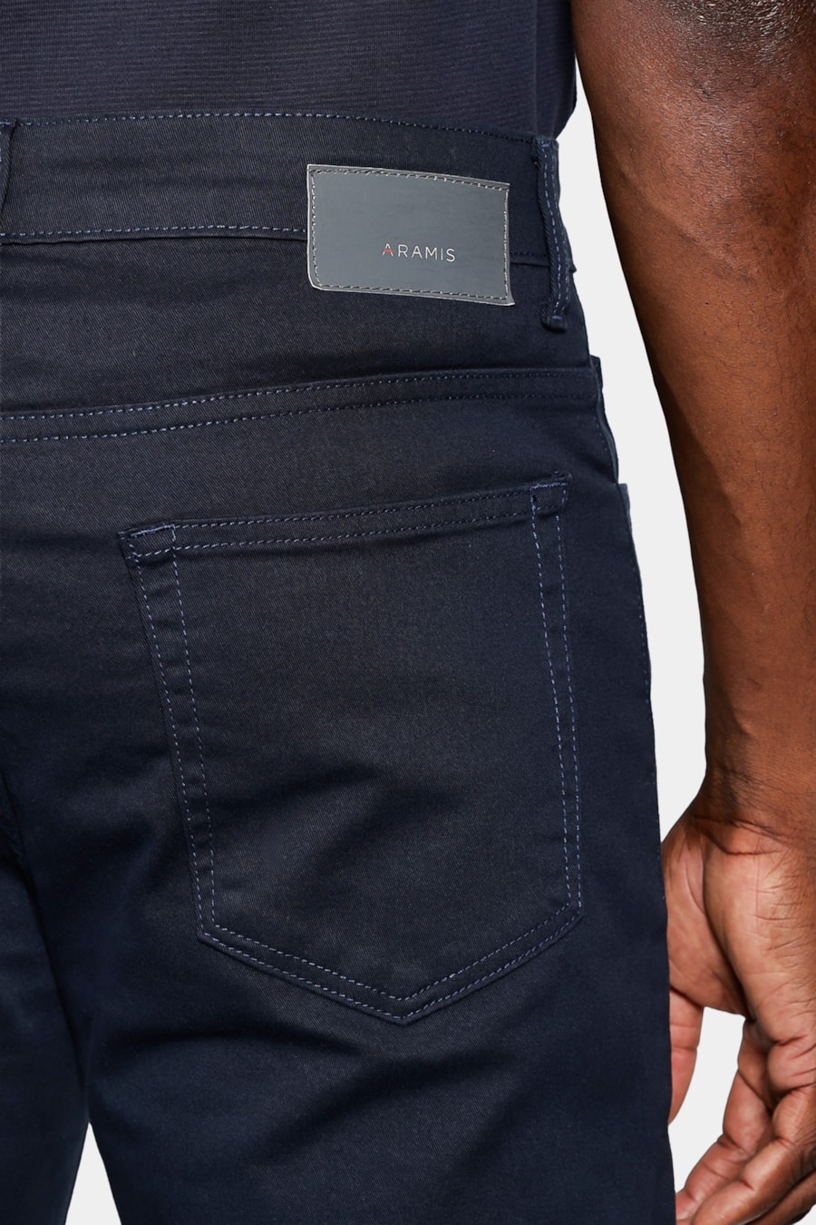 Calça 5 Pockets Stretch Marinho — foto 4 de 6