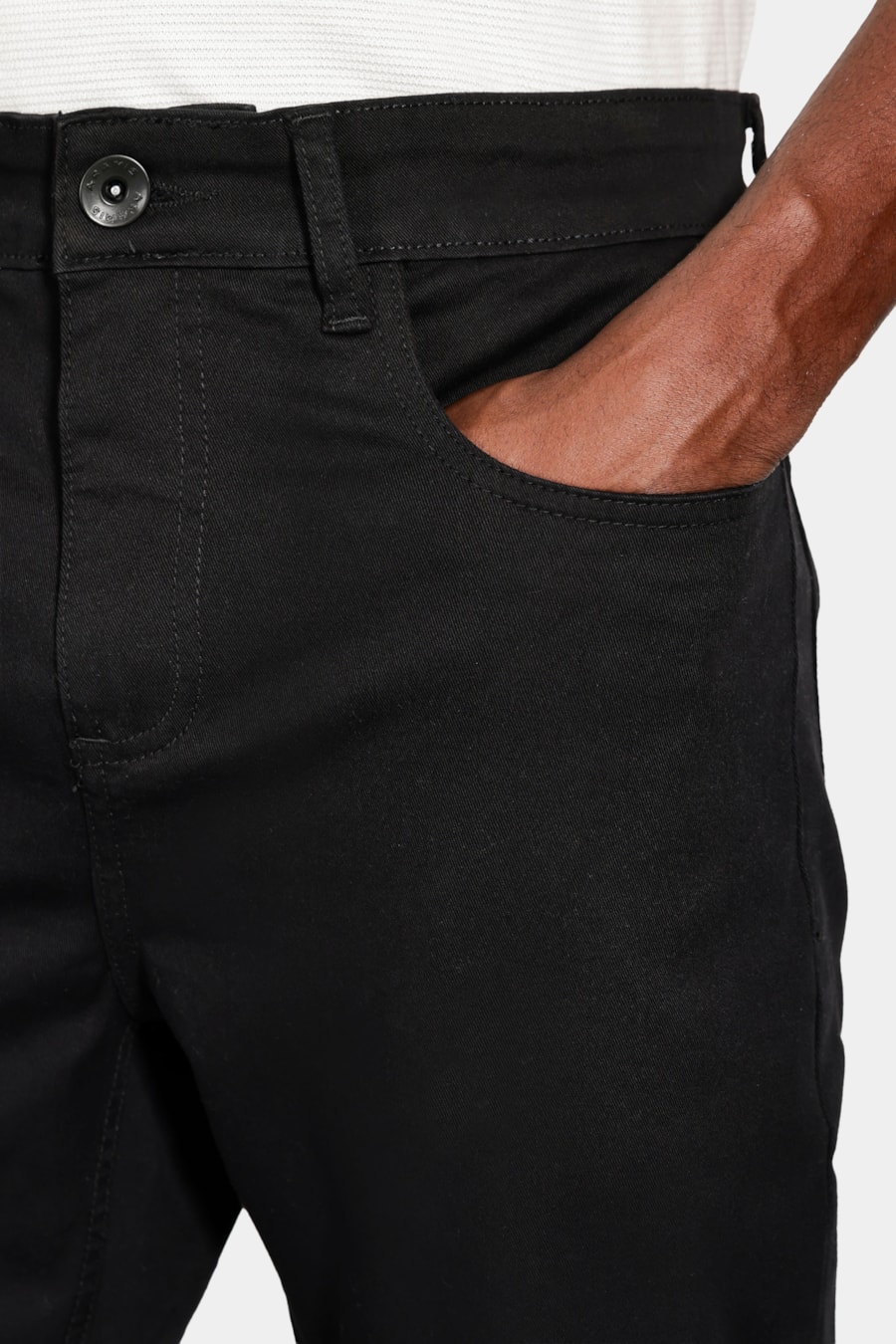 Calça 5 Pockets Stretch Preto — foto 3 de 6