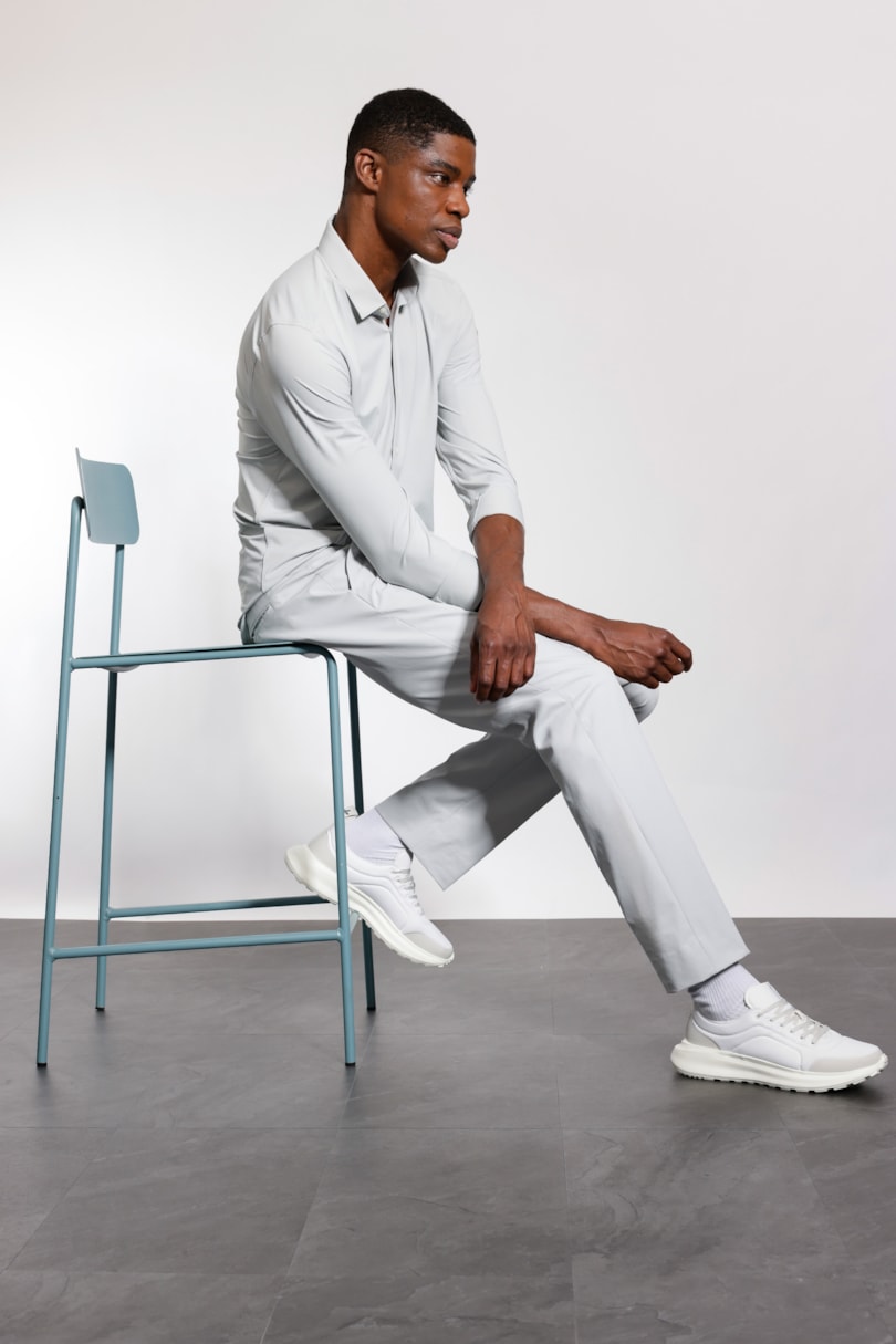Calça Alfaiataria Air Flow Cinza