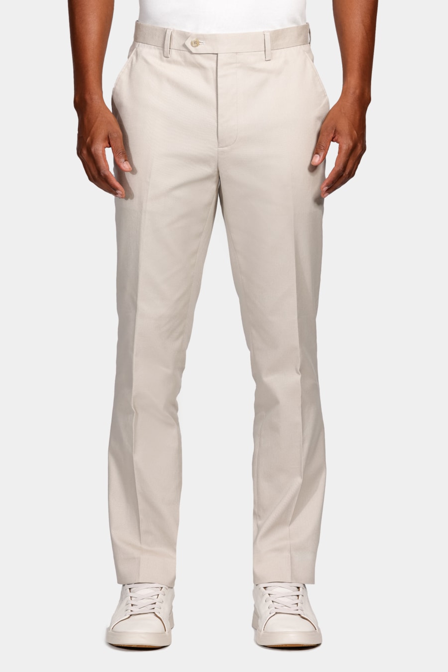 Calca Alfaiataria Canvas Super Slim (Pa) Off White — foto 1 de 5