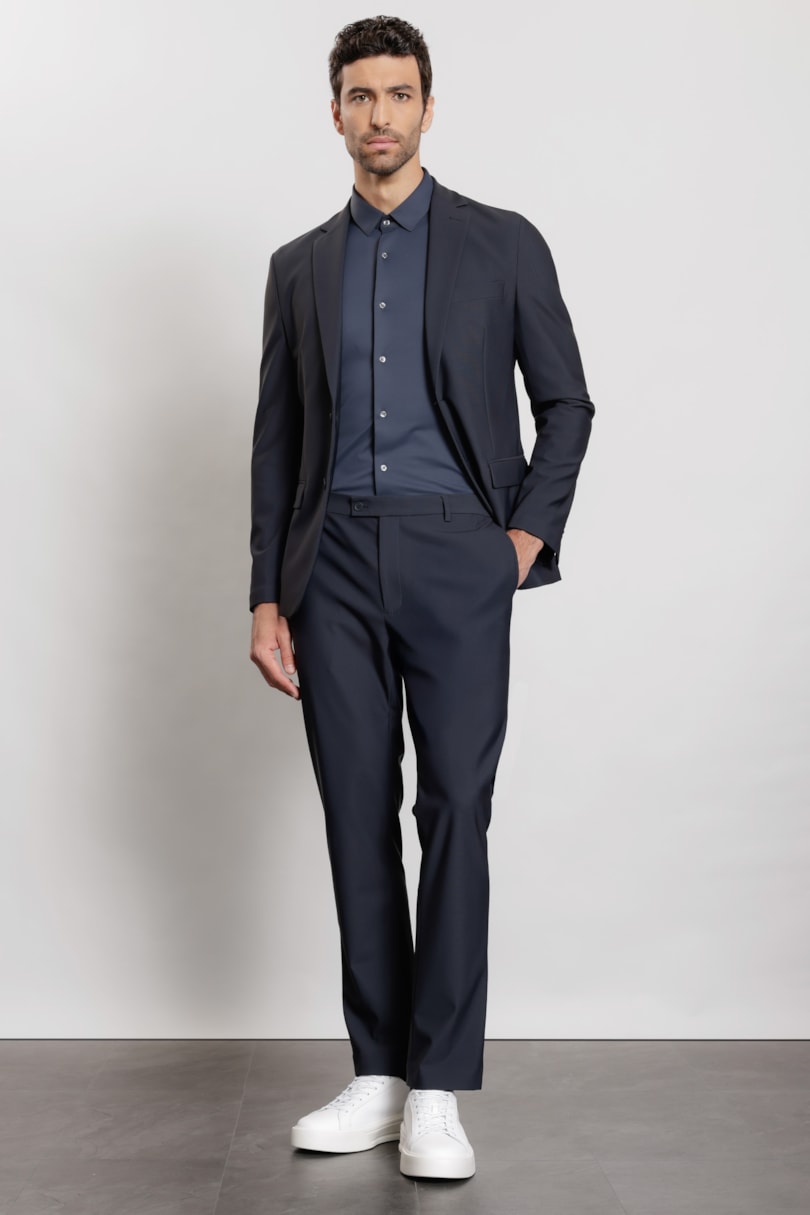 Calça Alfaiataria Flex Marinho