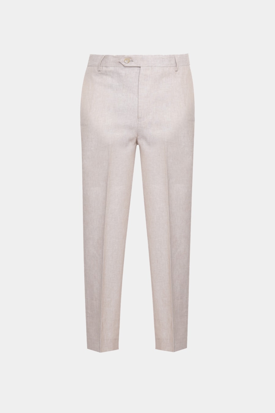 Calça Alfaiataria Linho Oxford Slim Cáqui — foto 6 de 7