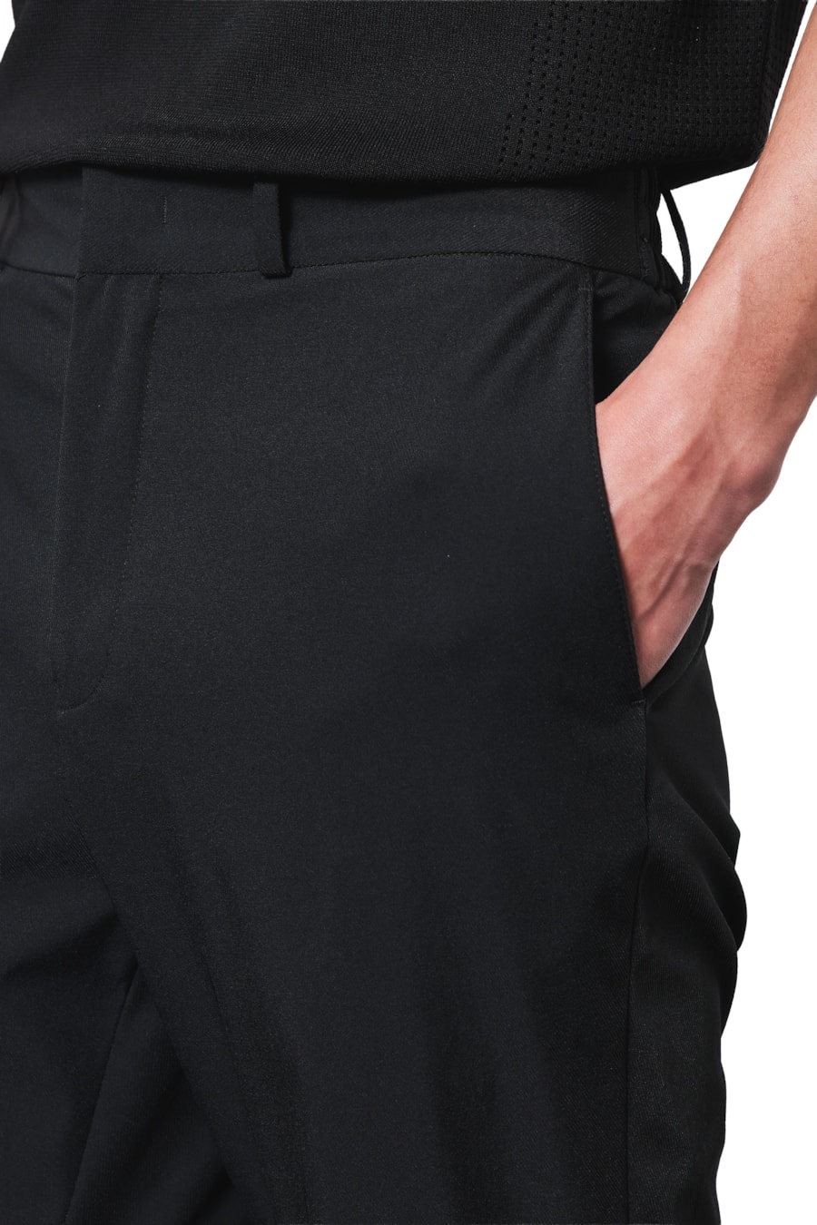Calça Alfaiataria Malha Flex Marinho Escuro — foto 3 de 7