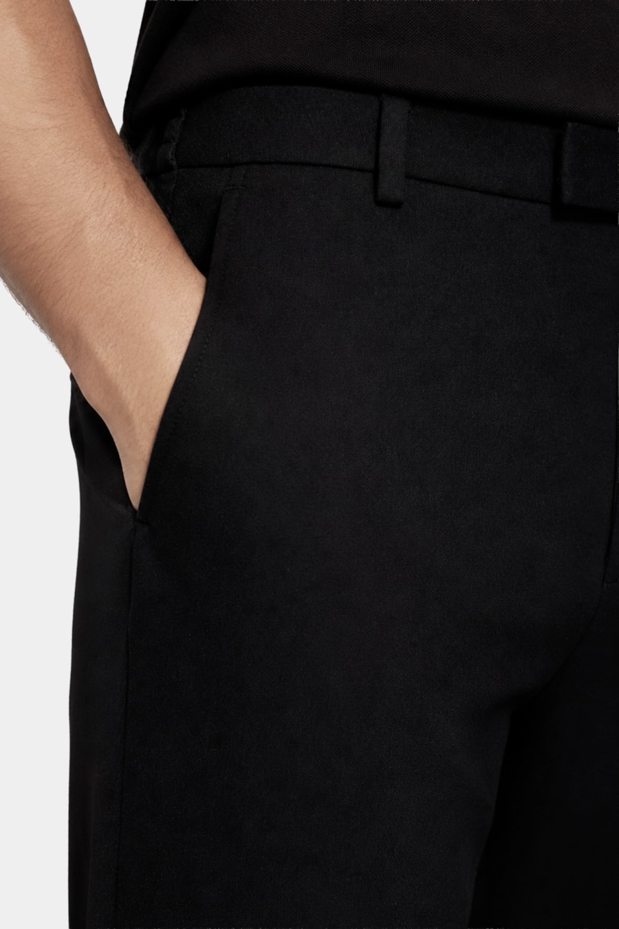 Calça Alfaiataria Malha Flex Preto — foto 3 de 6