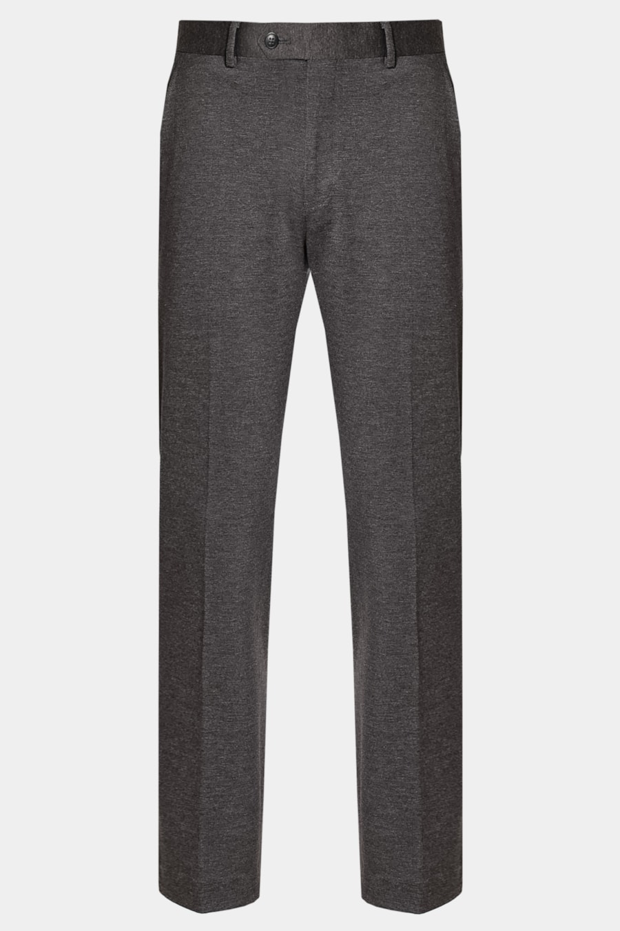 Calça Alfaiataria Malha Super Slim Preto Mescla — foto 6 de 6
